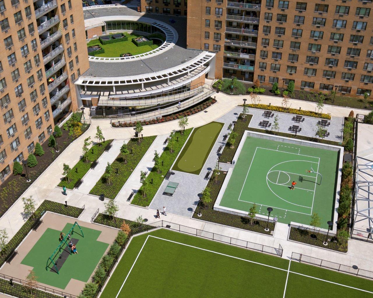 LeFrak City Courtyard